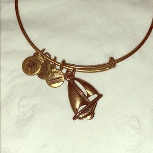 Alex and Ani Sailboat Charm Bracelet